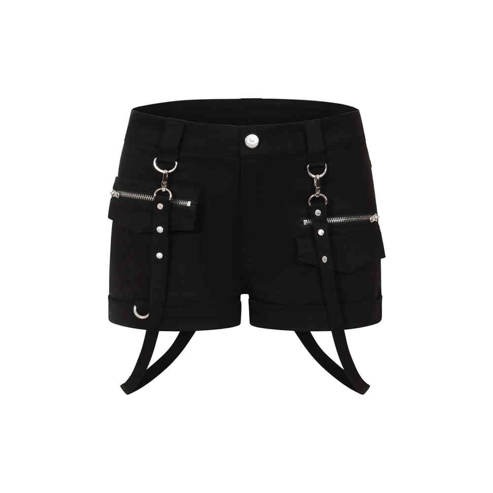 Banned - Ondine Kurze Hose - Schwarz